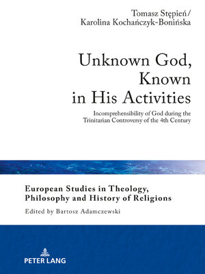 cover image of Unknown God, Known in His Activities